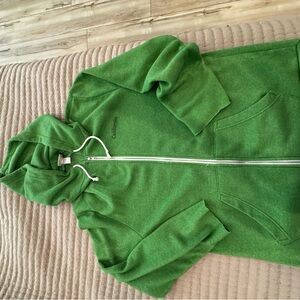 Green Zip-Up Hoodie